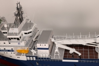 customized model of 134m Offshore Support Vessel
